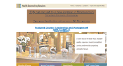 Desktop Screenshot of healthcounselingservices.com